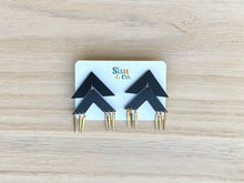 Load image into Gallery viewer, Stacked Spiky Dangles