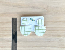Load image into Gallery viewer, Nikki Dangles | Light Green & White