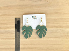 Load image into Gallery viewer, Monstera Leaf Dangles